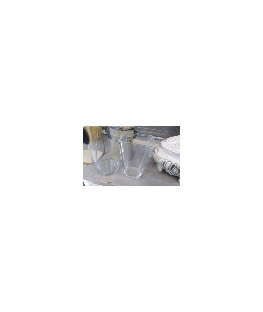 VASE VERRE CARRE 