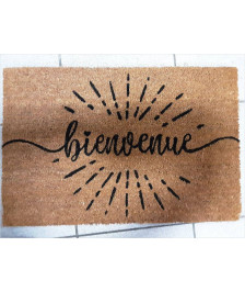 TAPIS COCO TEXTE BIENVENUE CALLIGRAPHI 40X60CM