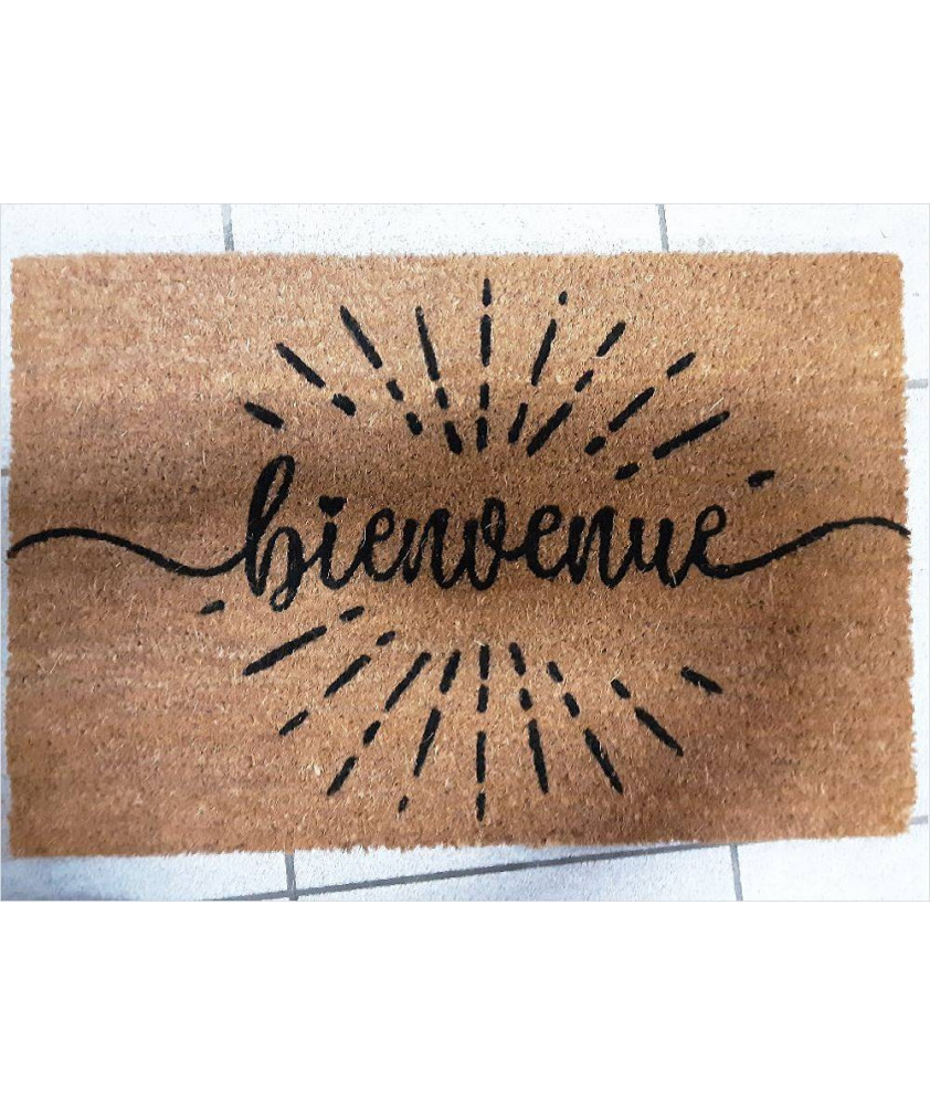 TAPIS COCO TEXTE BIENVENUE CALLIGRAPHI 40X60CM TAPIS COCO TEXTE BIENVENUE CALLIGRAPHI 40X60CM