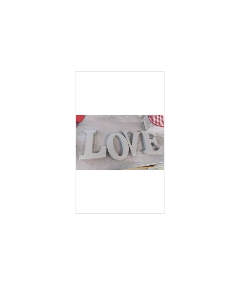 LETTRES BOIS LOVE 