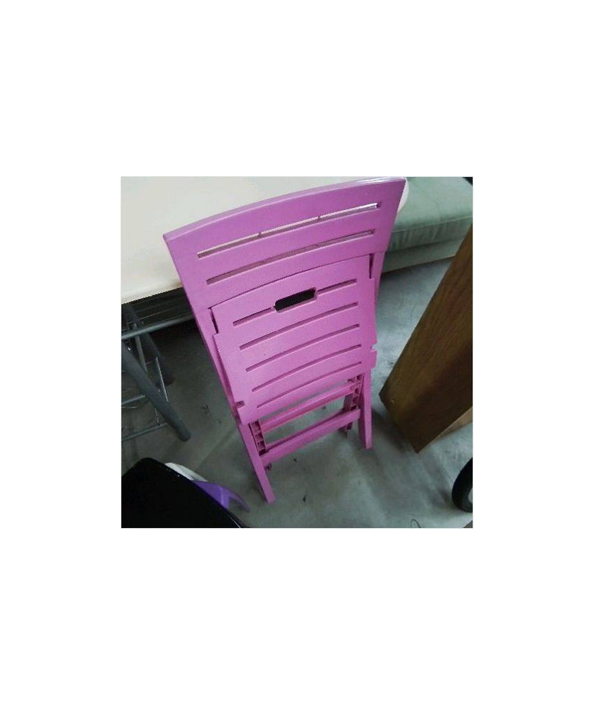 CHAISE PLIANTE ROSE