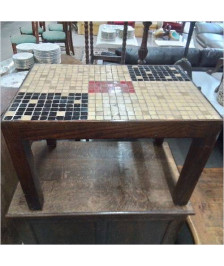 TABLE BASSE VINTAGE MOSAÏQUE 