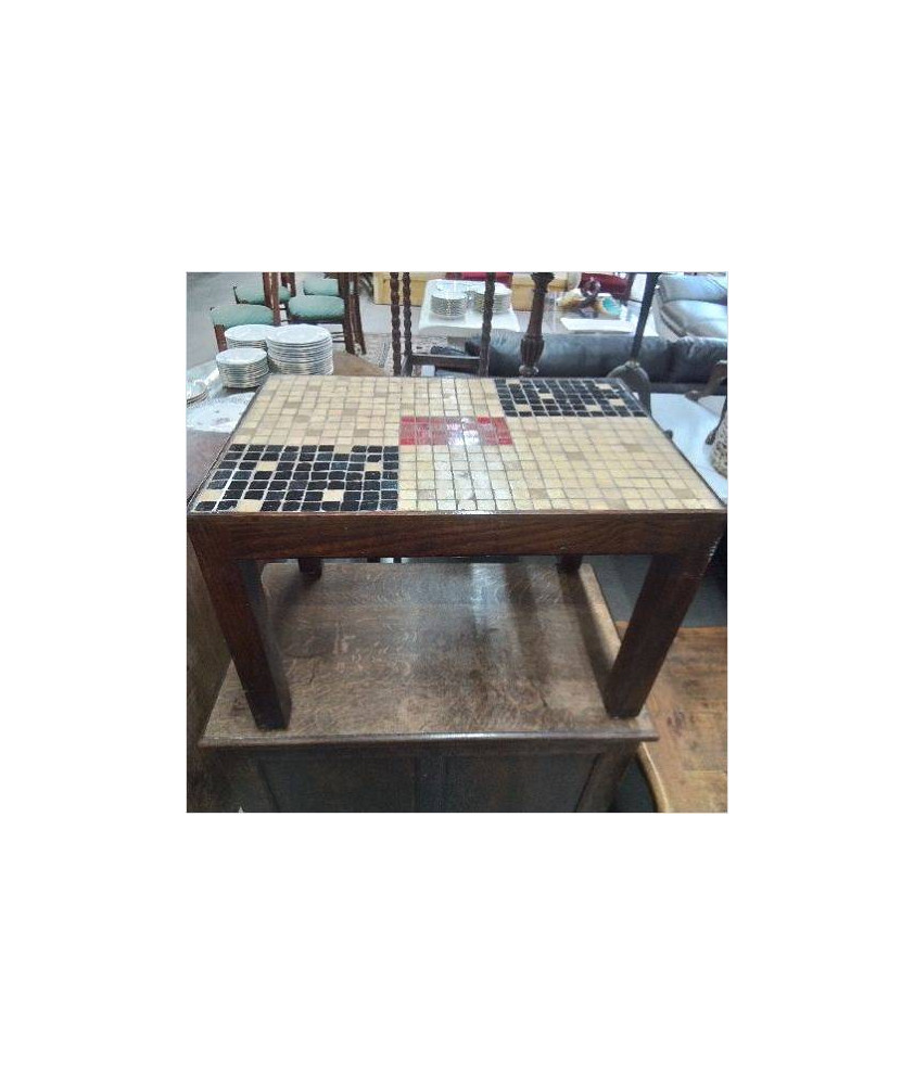 TABLE BASSE VINTAGE MOSAÏQUE 
