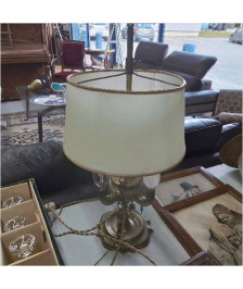 LAMPE ANCIENNE ABAT JOUR REGLABLE