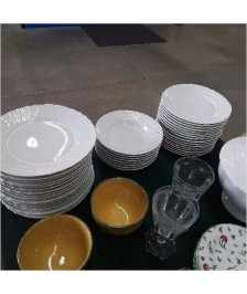 SERVICE RICHARD GINORI PORCELAINE BLANCHE 