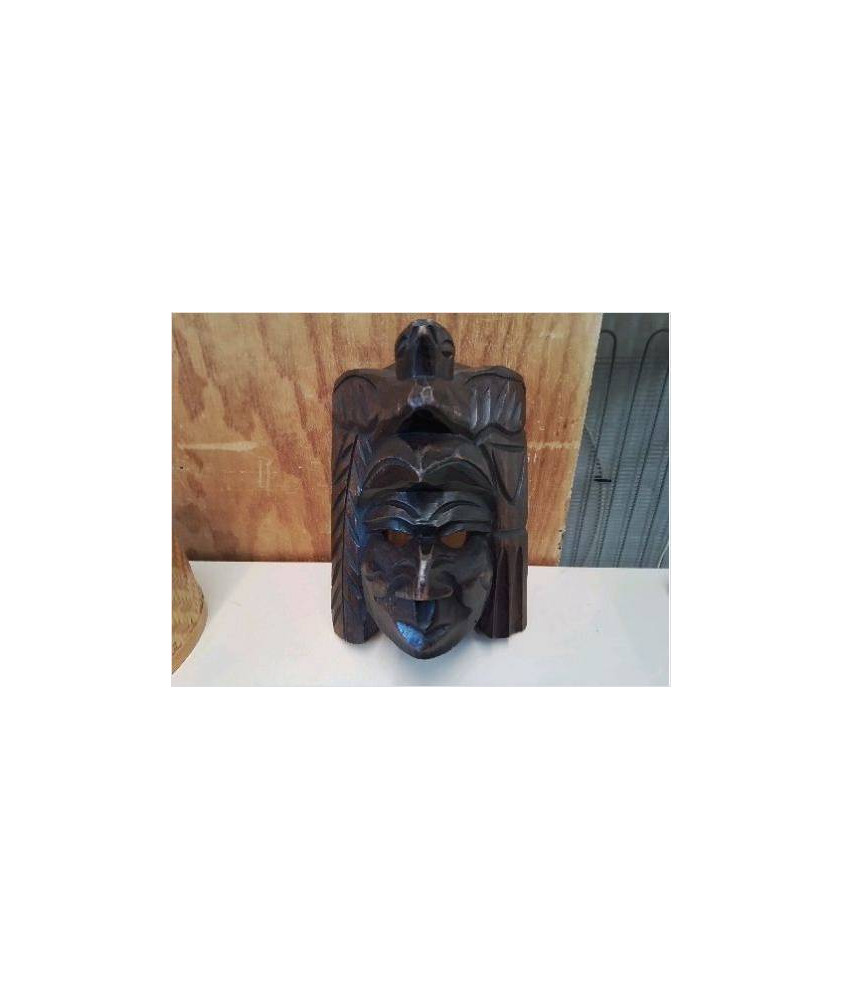 MASQUE EN BOIS  NATIF NORD AMÉRICAIN 
