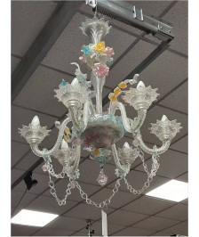 LUSTRE MURANO 6 BRANCHES
