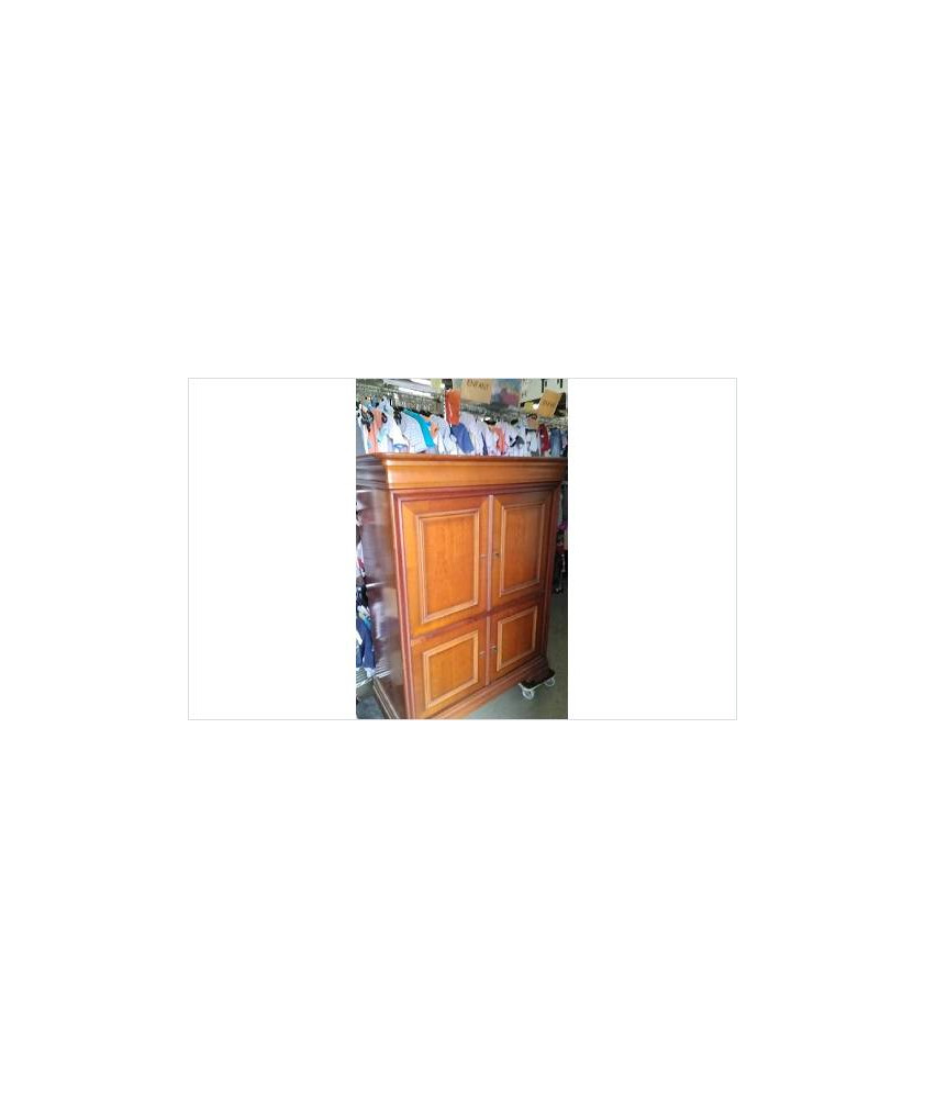 MEUBLE TV 4 PORTES - STYLE LOUIS PHILIPPE