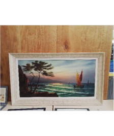 PEINTURE PAYSAGE MARITIME 