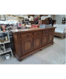 GRANDE ENFILADE 4P EN CHÊNE DE STYLE RUSTIQUE