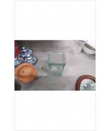VASE VERRE CARREE