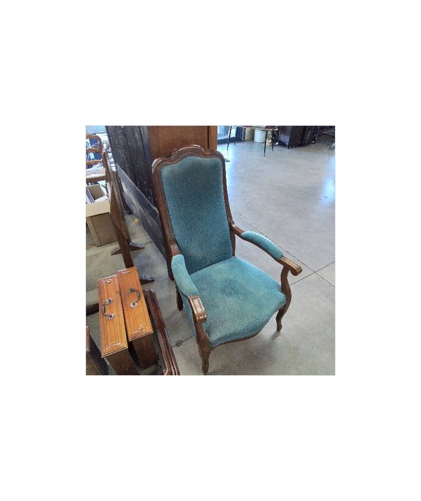FAUTEUIL VOLTAIRE BLEU