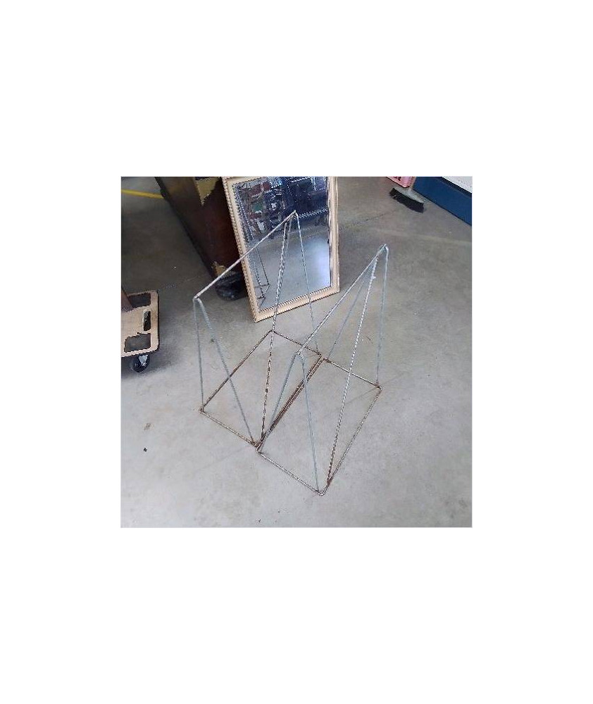 PAIRE PIED METAL