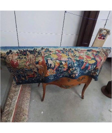 TAPISSERIE AUBUSSON MANUFACTURE ROBERT FOUR ”LA CHASSE AU FAUCON”