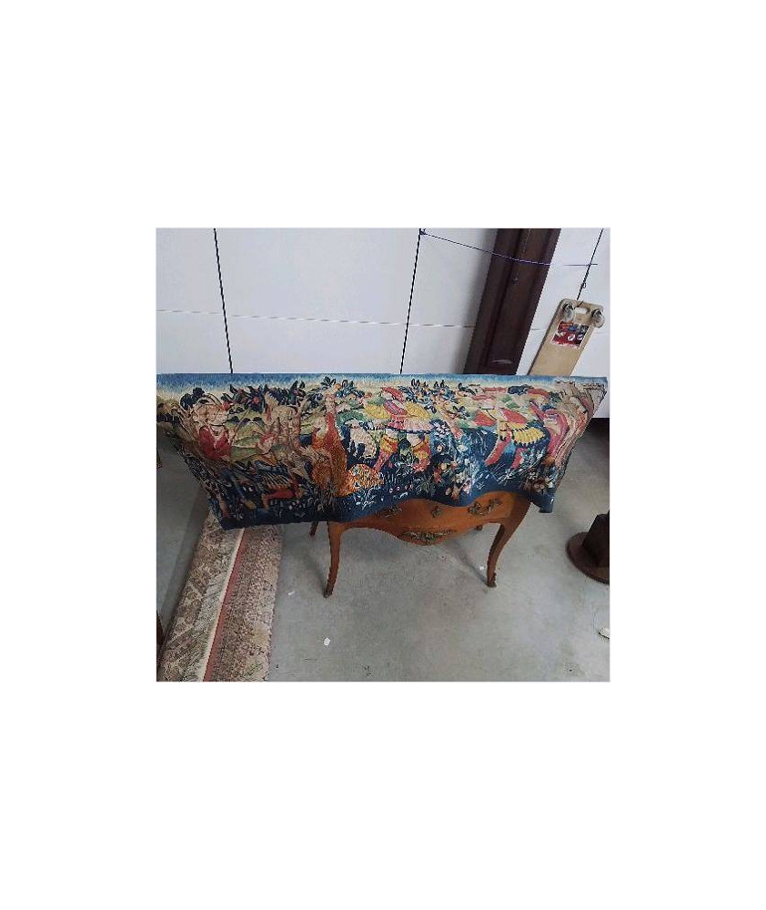 TAPISSERIE AUBUSSON MANUFACTURE ROBERT FOUR ”LA CHASSE AU FAUCON” TAPISSERIE AUBUSSON MANUFACTURE ROBERT FOUR ”LA CHASSE AU FAUCON”