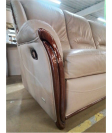 SALON 3+1 CUIR 1 RELAX MANUEL