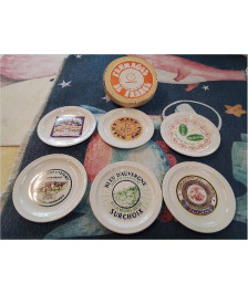 ASSIETTES A FROMAGE LOT DE 6