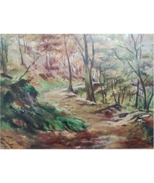 PEINTURE SUR PANNEAU SIGNEE L.COSSE