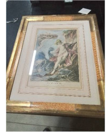 GRAVURE ANDROMEDE PAR FRANCOIS BOUCHER TERMINÉ PAR PIERRE  P.AVELINE