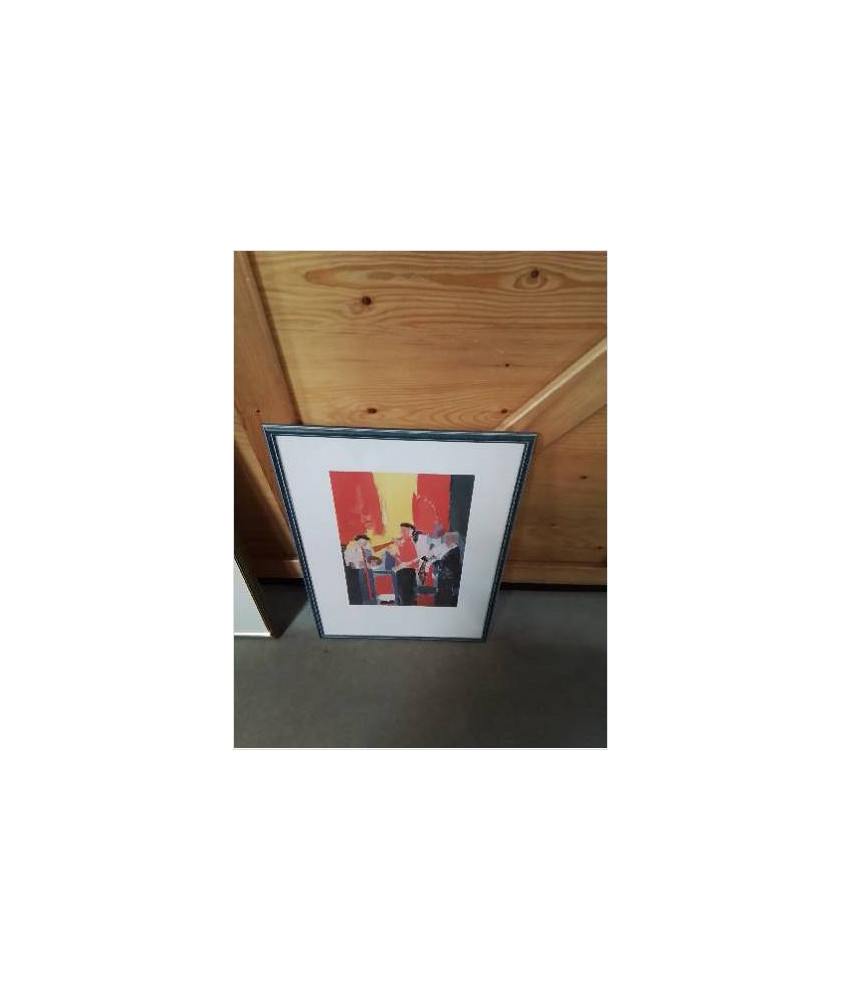 GRAVURE LES MUSICIENS D APRES  N DE STAEL