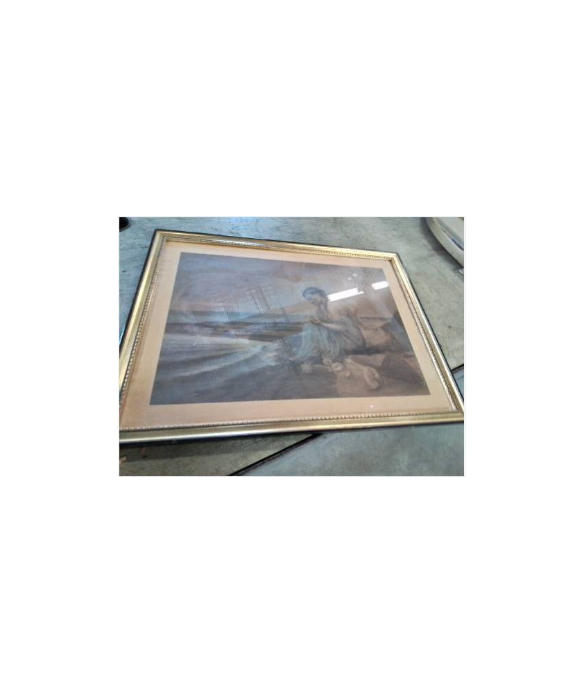 TABLEAU LA CHERCHEUSE DE COQUILLAGE 
