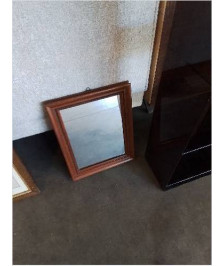 MIROIR RECTANGULAIRE BOIS MOULURÉ 