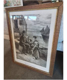 GRAVURE PÊCHEUR LHOMOND