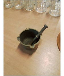 PILON ET MORTIER BRONZE 