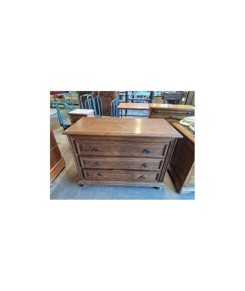 COMMODE MOULUREE 3 TIROIRS STYLE REGENCE 