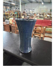 VASE GRÈS VERNISSE BLEU GUIBERT LAMOURA