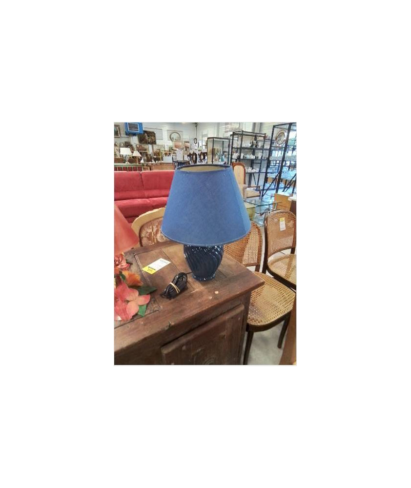 LAMPE CÉRAMIQUE BLEU AJ BLEU 
