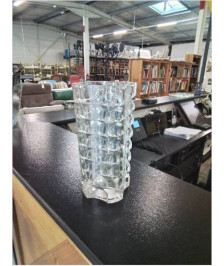 VASE VERRE ANNÉES 70