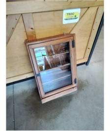 VITRINE MURAL PITCHPIN 1 PORTE 