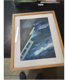 PEINTURE TECHNIQUE MIXTE 