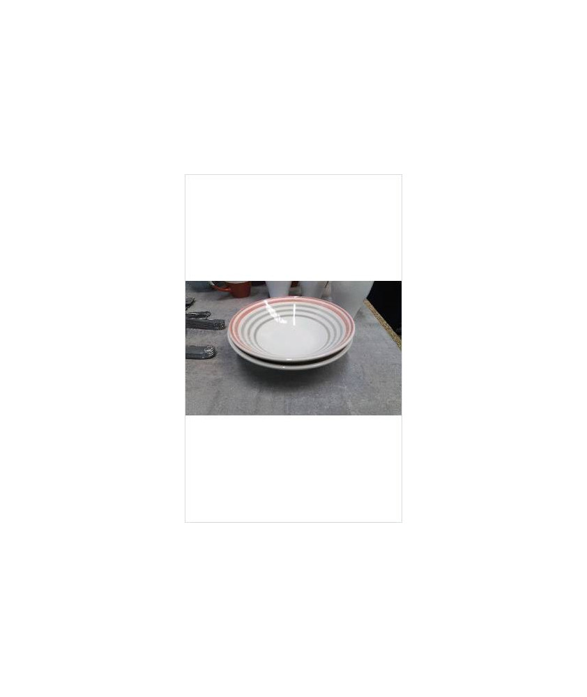 ASSIETTES CREUSES X2 