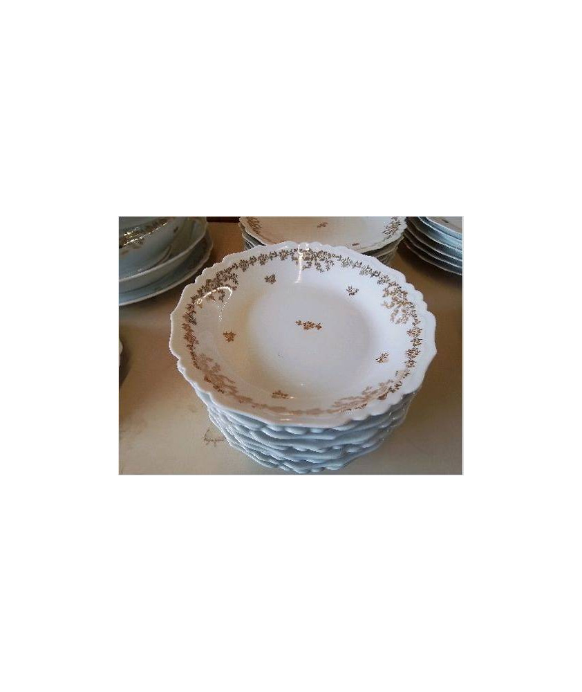 LOT DE 10 ASSIETTES CREUSES 