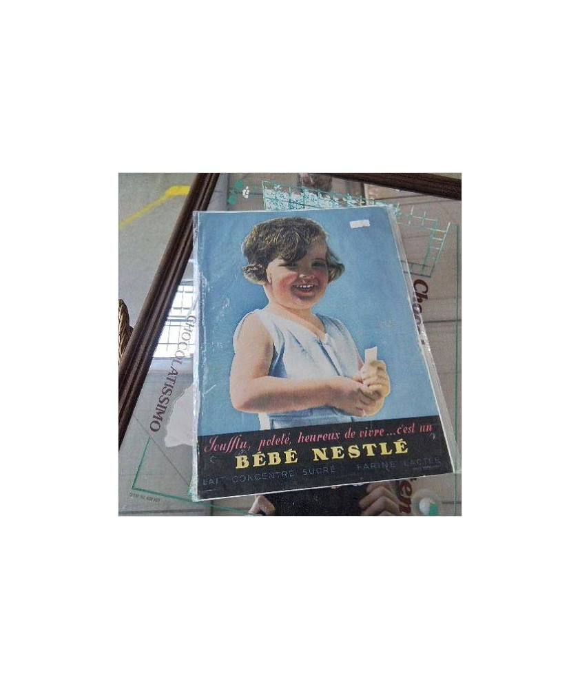 AFFICHE BÉBÉ NESTLÉ 