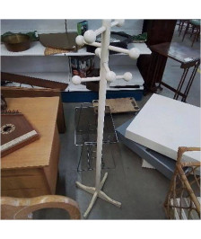 PORTE MANTEAU PERROQUET BLANC