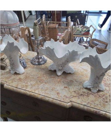 GARNITURE DE CHEMINEE PORCELAINE