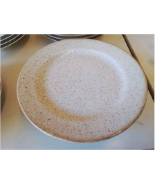 LOT DE 4 ASSIETTES EN GRÈS 