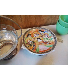 LOT DE 5 SOUCOUPES CLOISONNÉ 