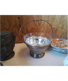 COUPE EN MÉTAL ARGENTÉ 