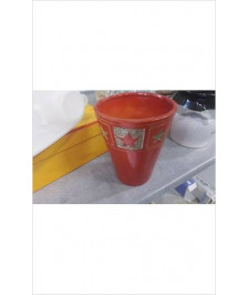 CACHE POT ROUGE