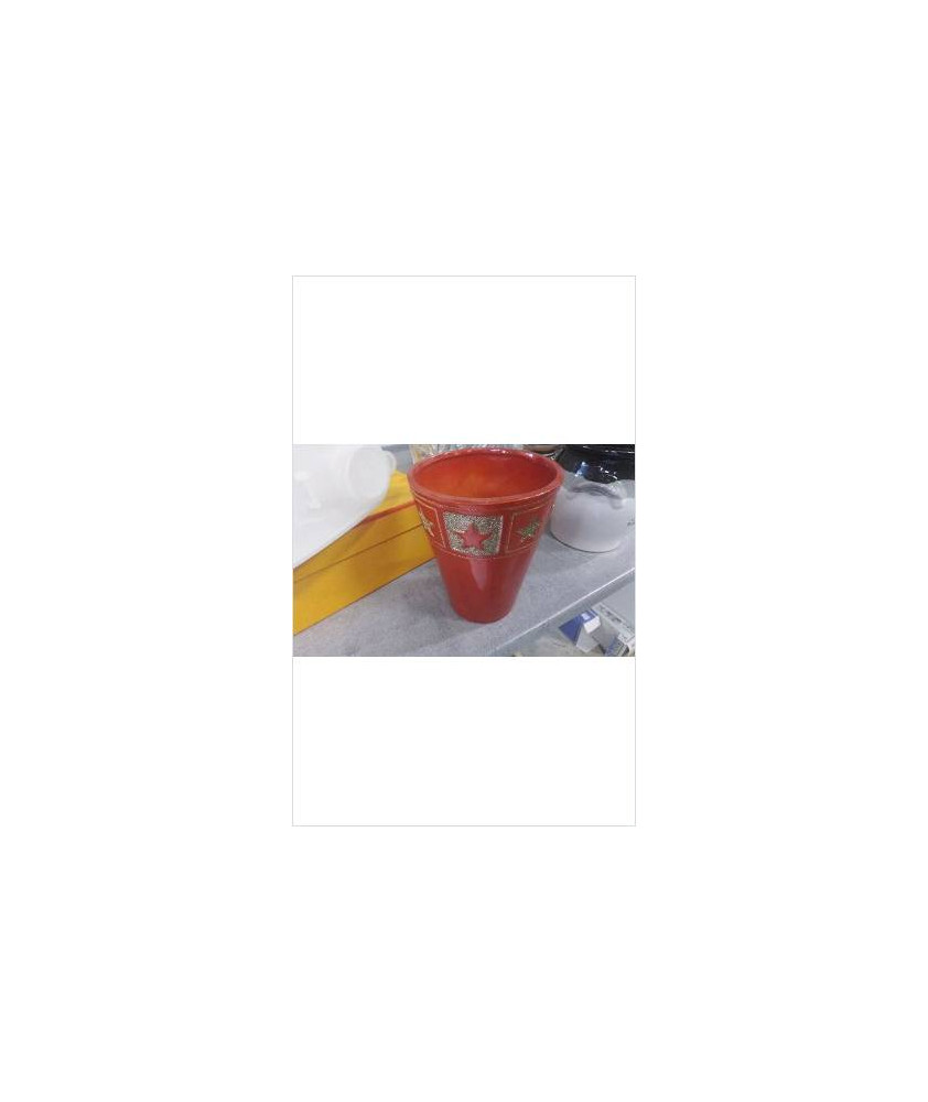 CACHE POT ROUGE