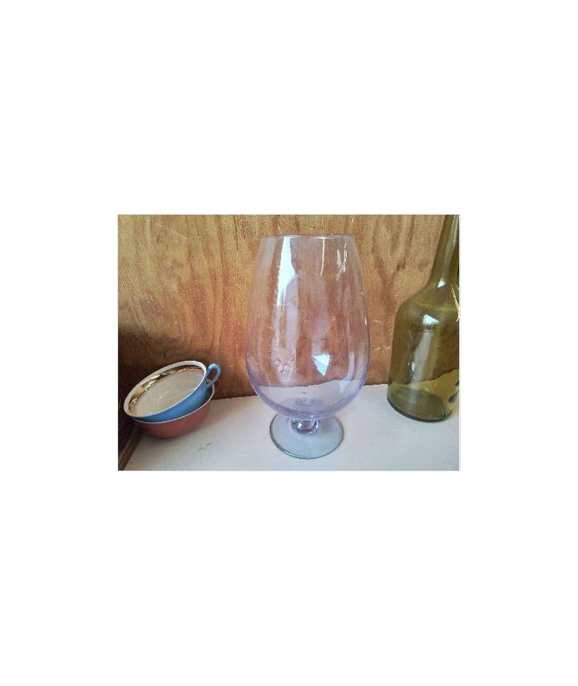 VASE EN VERRE LILAS