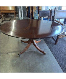 TABLE OVALE ANGLAISE 1 ALLONGE WILLIAM THILLMAN