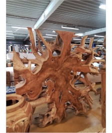 DECO RACINE TECK 150X150