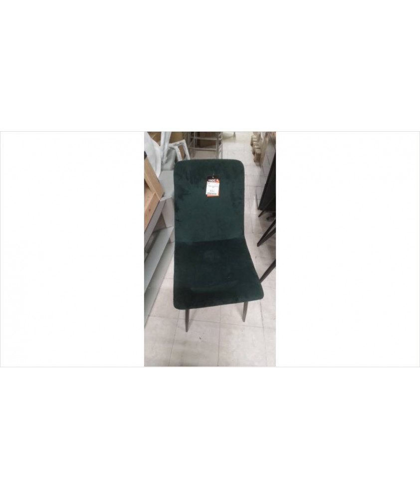 CHAISE L UNITE VELOUR VERT 