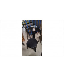 CHAISE BLACK INDUSTRIEL L UNITE