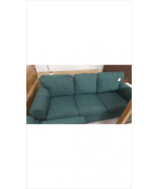 CANAPE 3P TISSU VERT 